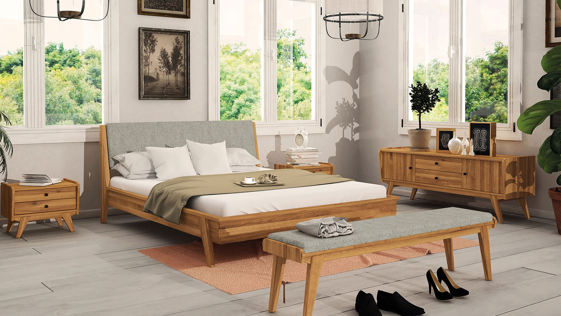 Massief houten bed | allnatura Nederland