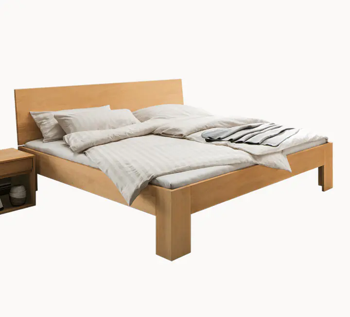 Massief houten bed Cubus 