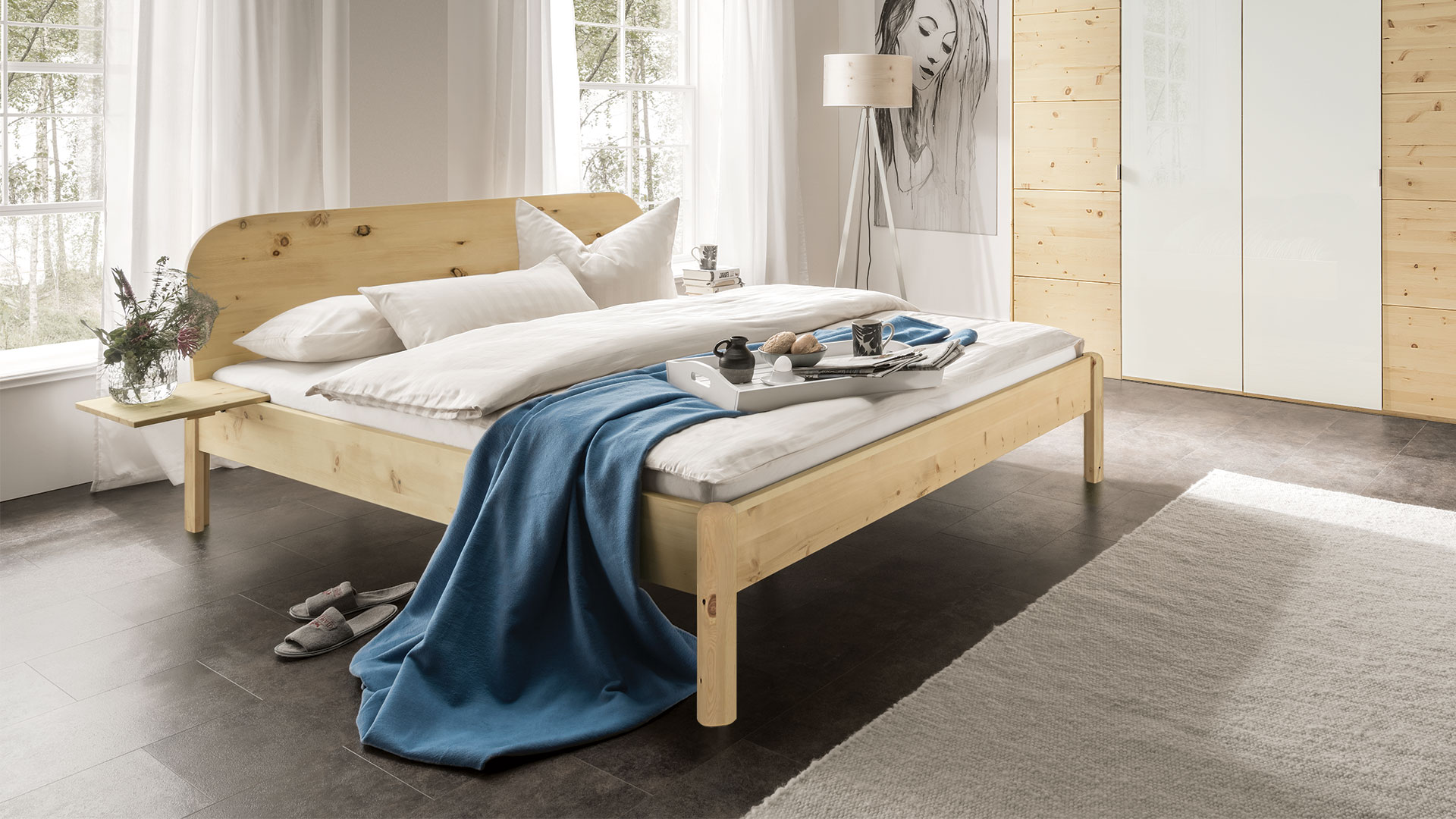 Massief houten bed "Pino" | Nederland