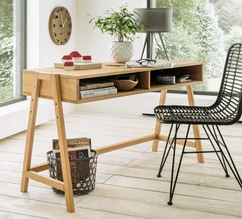domesticeren comfortabel opblijven Massief houten bureaus | allnatura Nederland
