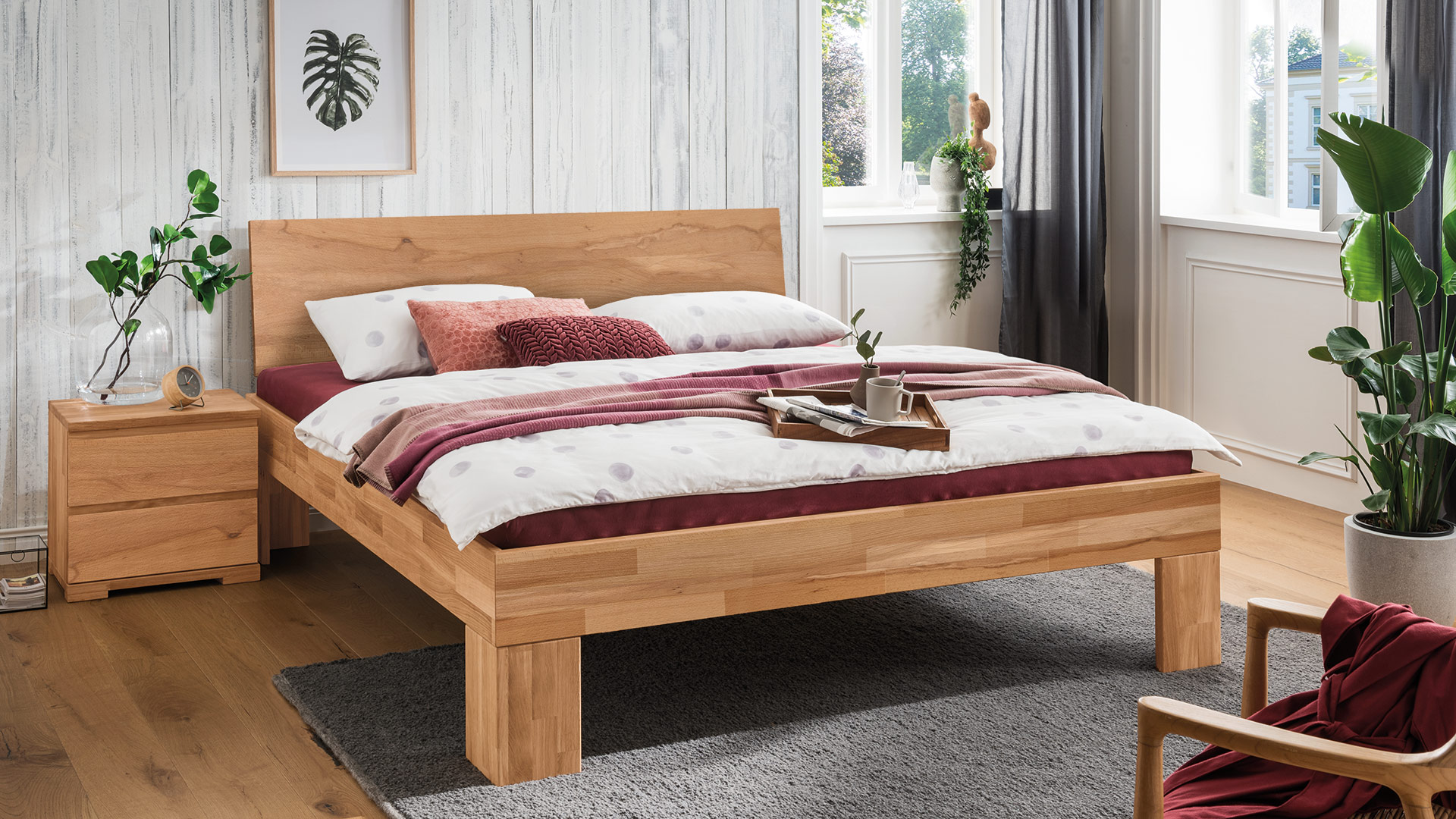kubiek verkorten Ontslag Massief houten bed "Cepo" | allnatura Nederland